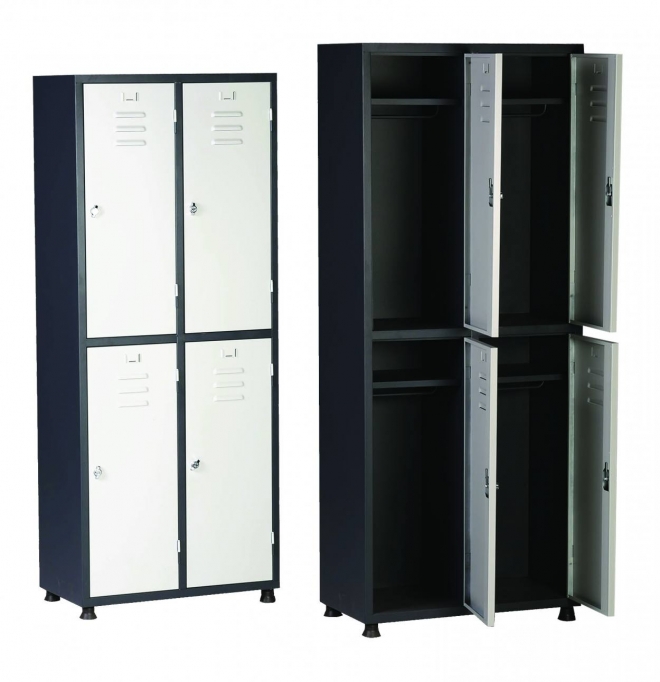 Soyunma Dolabı (4 lü) Ranzacı ranza,kayseri ranza,kayseri mobilya